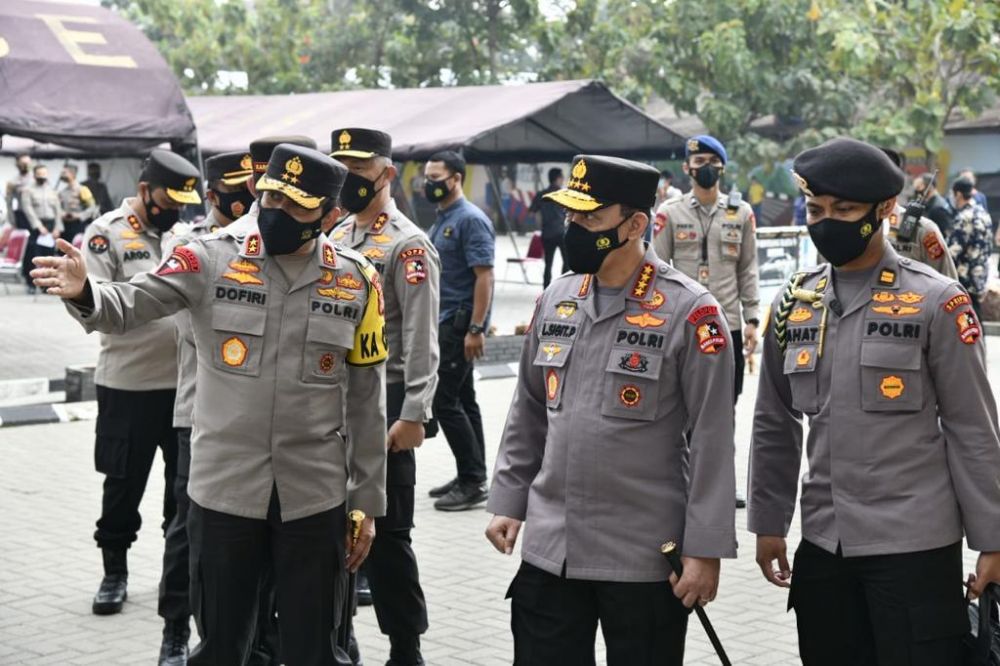 Kapolri Tinjau Vaksin Covid-19 Tahap ll, 36292 Personil Polda Jabar