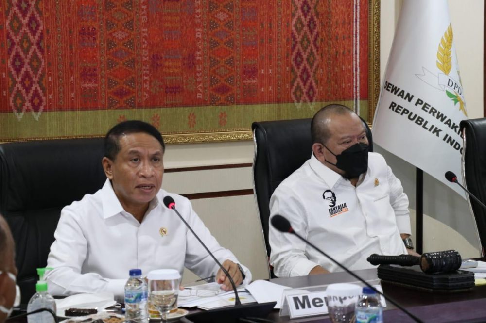 Ketua DPD RI AA LaNyalla Mahmud Mattalitti siap dukung pelaksanaan PON di Papua