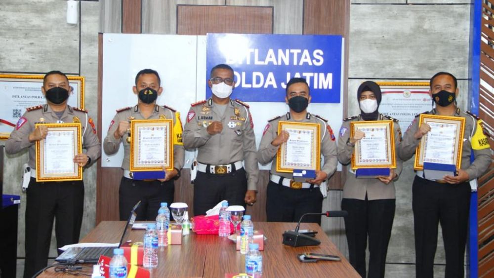 Satlantas Polres Gresik sabet juara 1 road safety partnership action