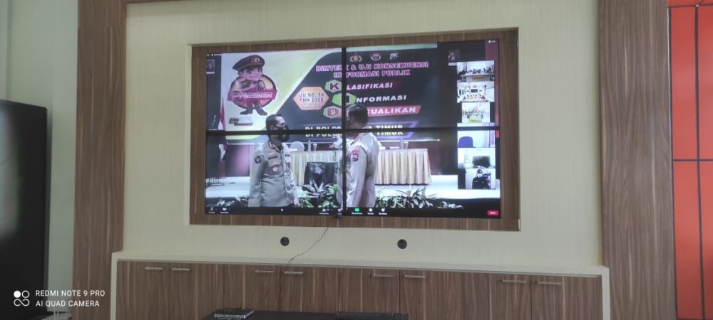 Polres Gresik ikuti Bimtek uji konsekuensi yang di gelar Div Humas Polri