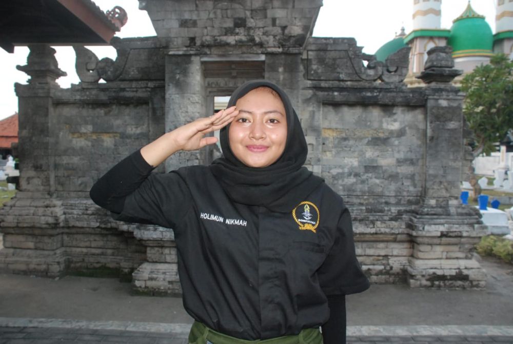 Holimun Nikmah ketua umum solidaritas mahasiswa Sampang (Somahasa)