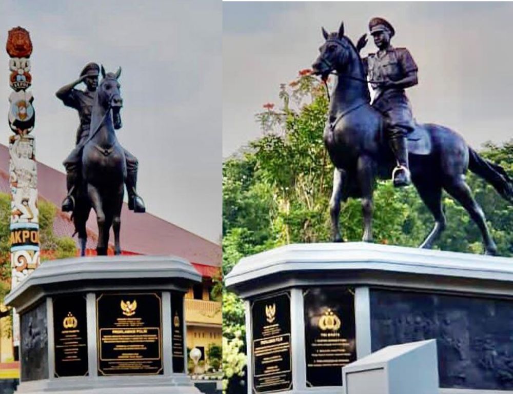 Kapolri Resmikan Monumen Perjuangan dan Bhakti Pahlawan Nasional
