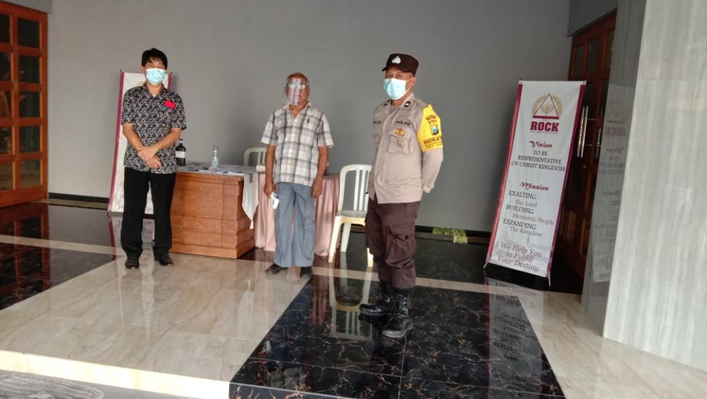 Polres Gresik rutin lakukan pengamanan tempat ibadah Nasrani/Kristiani demi kenyamanan umat Kristen