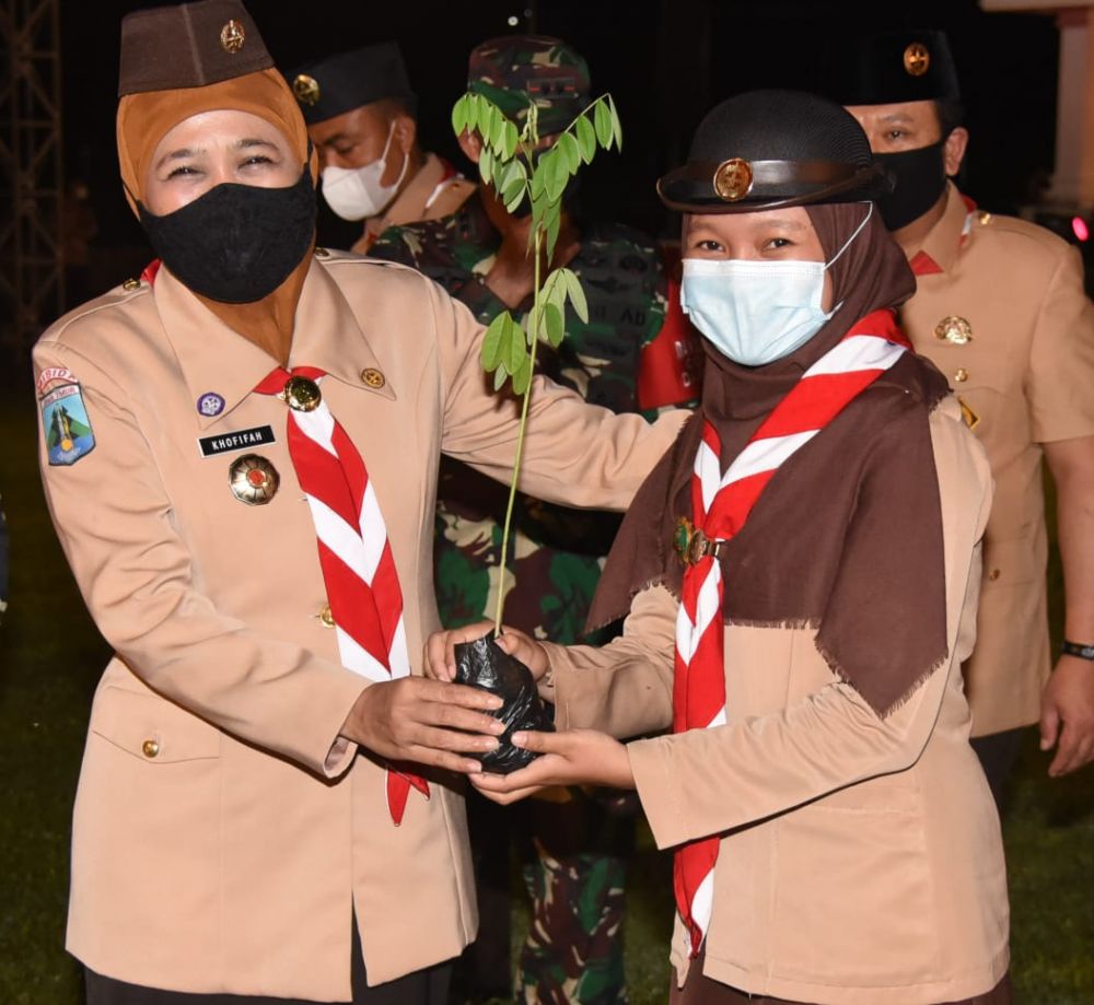 Buka perkemahan sehat era Pandemi di Jember, Gubernur harap bisa jadi referensi kegiatan Pramuka di Indonesia