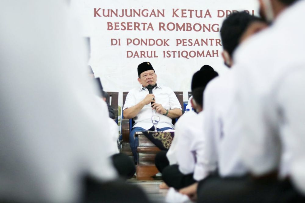 Ketua DPD RI AA LaNyalla Mahmud Mattalitti minta guru jujur beri nilai siswa