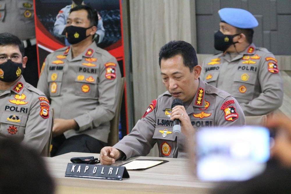 Kapolri Jenderal Listyo Sigit Prabowo berikan instruksi anggota usut habis jaringan bom bunuh diri