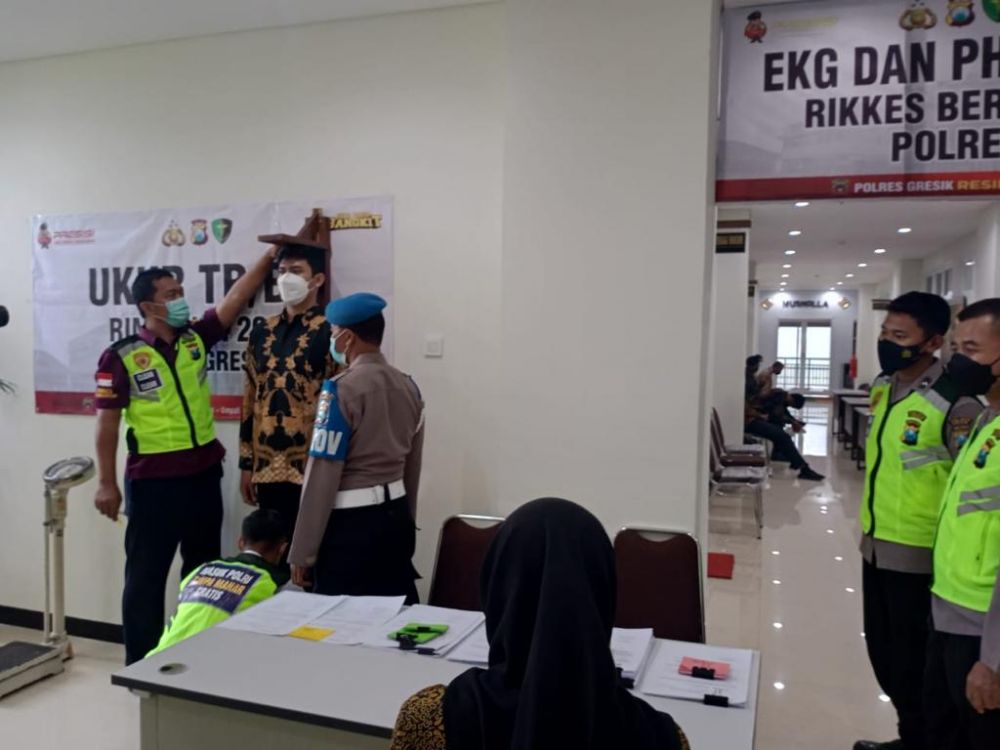 Polres Gresik lakukan seleksi penerimaan calon Polri T.A 2021, Akpol, Bintara dan Tamtama