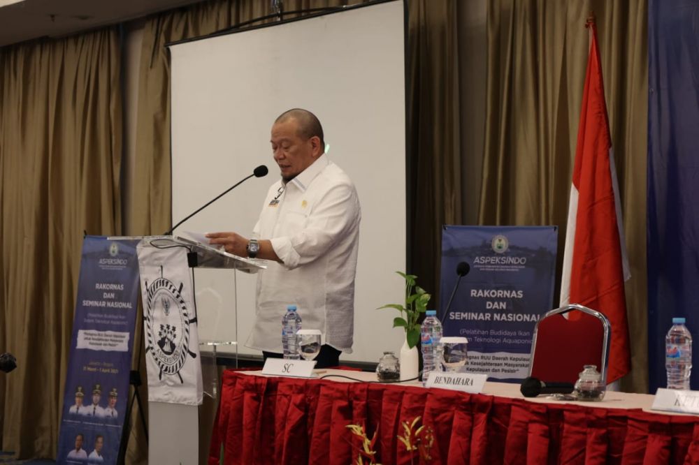 Ketua DPD RI AA LaNyalla Mahmud Mattalitti minta pembangunan infrastruktur tidak boleh dilupakan