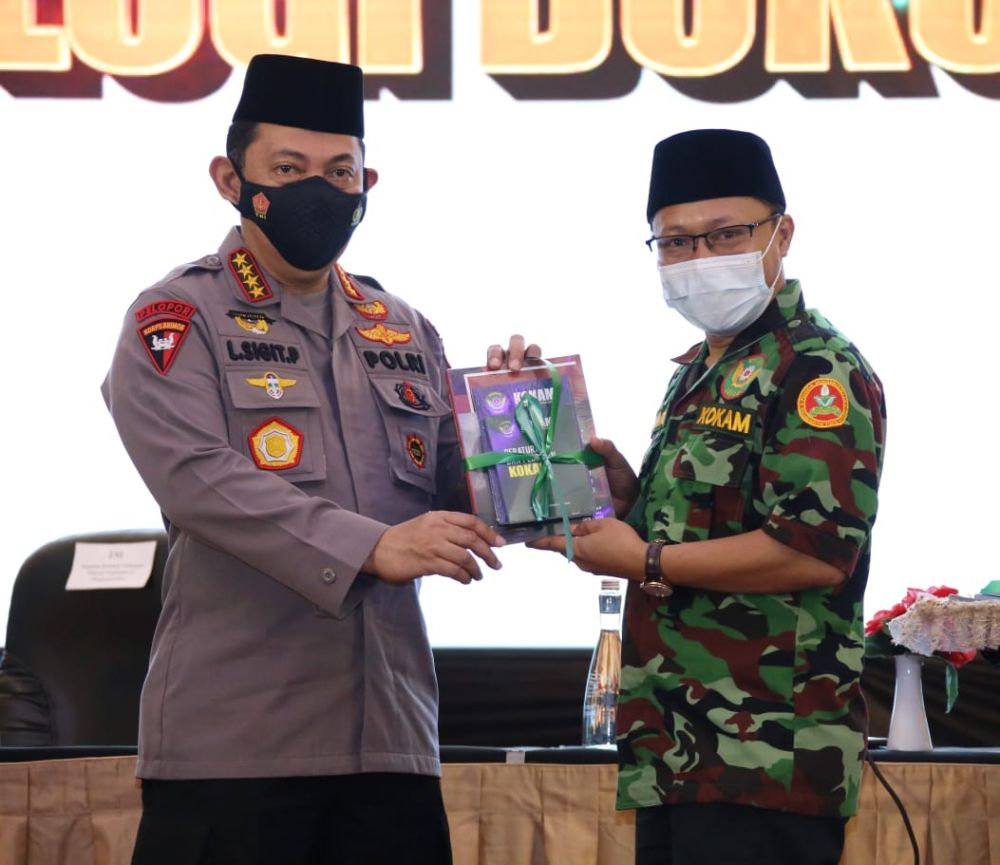 Kapolri Jenderal Listyo Sigit Prabowo bersama Pemuda Muhammadiyah