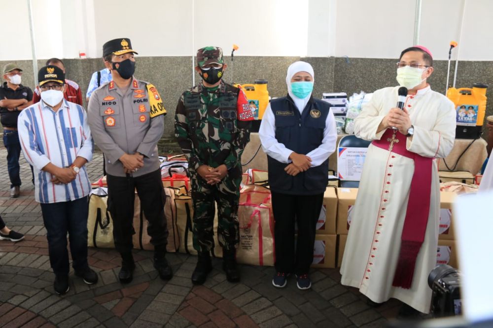 Forkopimda Jatim Beri rasa nyaman pada umat Kristen yang merayakan peringatan Isa Al-Masih Jum'at Agung