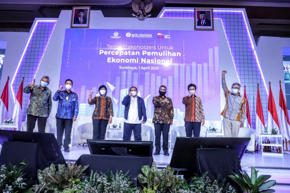 Wagub Emil Dardak dalam acara percepatan PEN