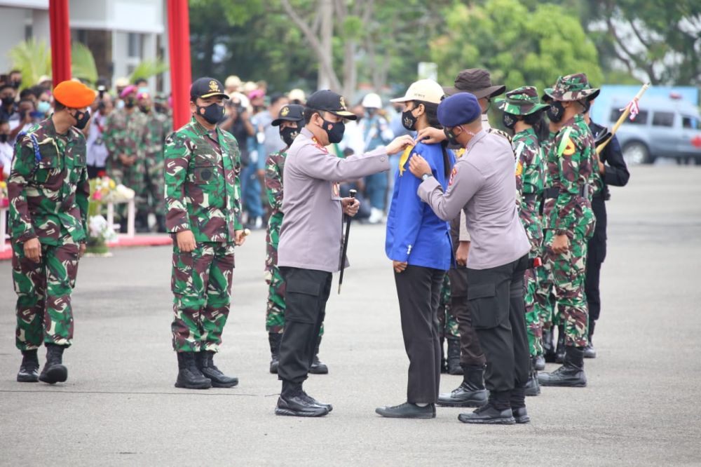 Kapolri Jenderal Listyo Sigit Prabowo hadir saat pembukaan Latsitrada