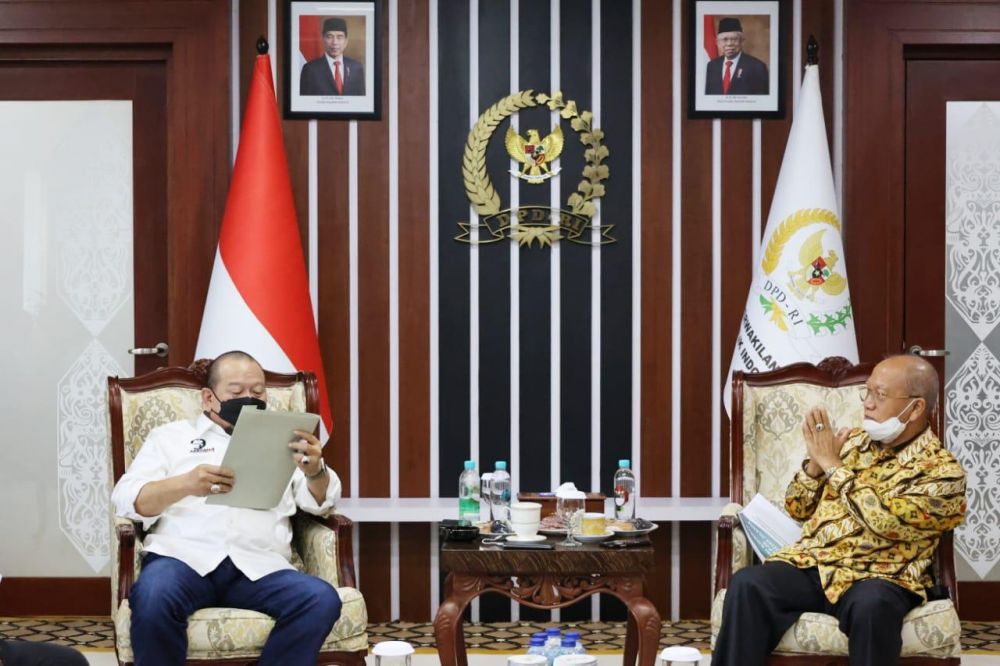 Ketua DPD RI AA LaNyalla Mahmud Mattalitti terima keluhan masyarakat jasa konstruksi