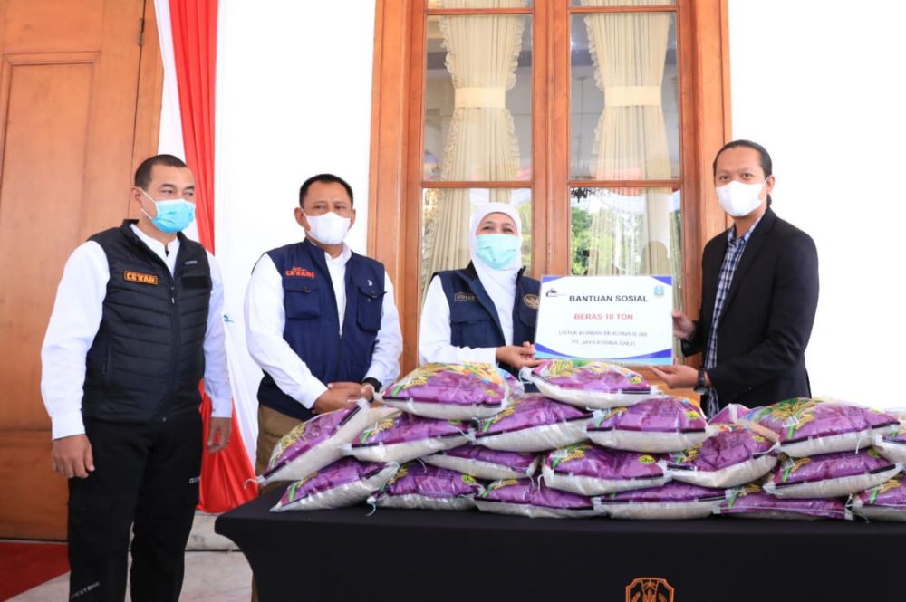 Terima bantuan dari Pemprov Jateng, Gubernur Jatim: Terima kasih pak Ganjar, kami langsung salurkan pada korban terdampak gempa