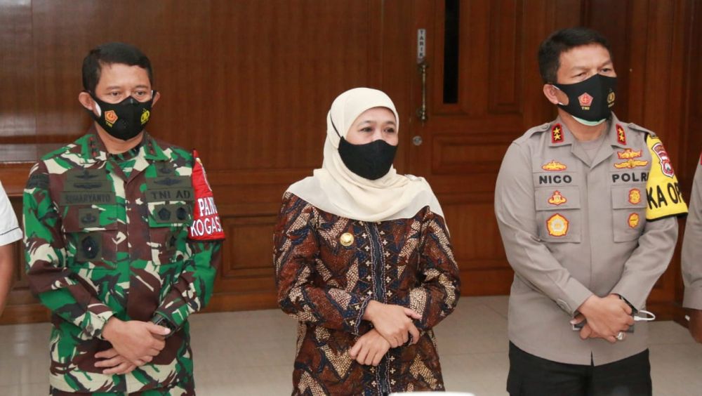 Forkopimda Jatim telah menetapkan titik penyekatan jadi mohon pada pemudik di perhatikan