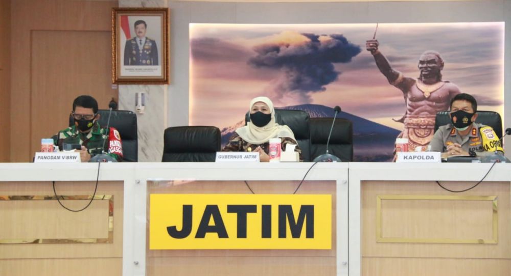 Forkopimda Jatim giat persiapan pengamanan IdulFitri 1442H
