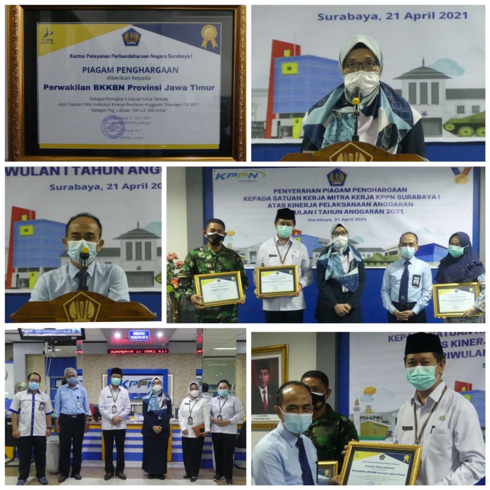 BKKBN perwakilan Jatim kembali berhasil meraih penghargaan