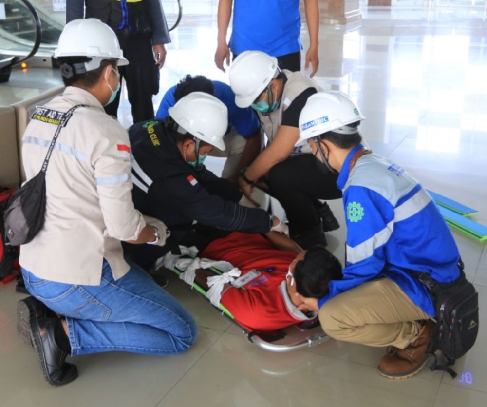 Pelatihan Pelayanan Penumpang P3K Basic Life Support Regional Jatim