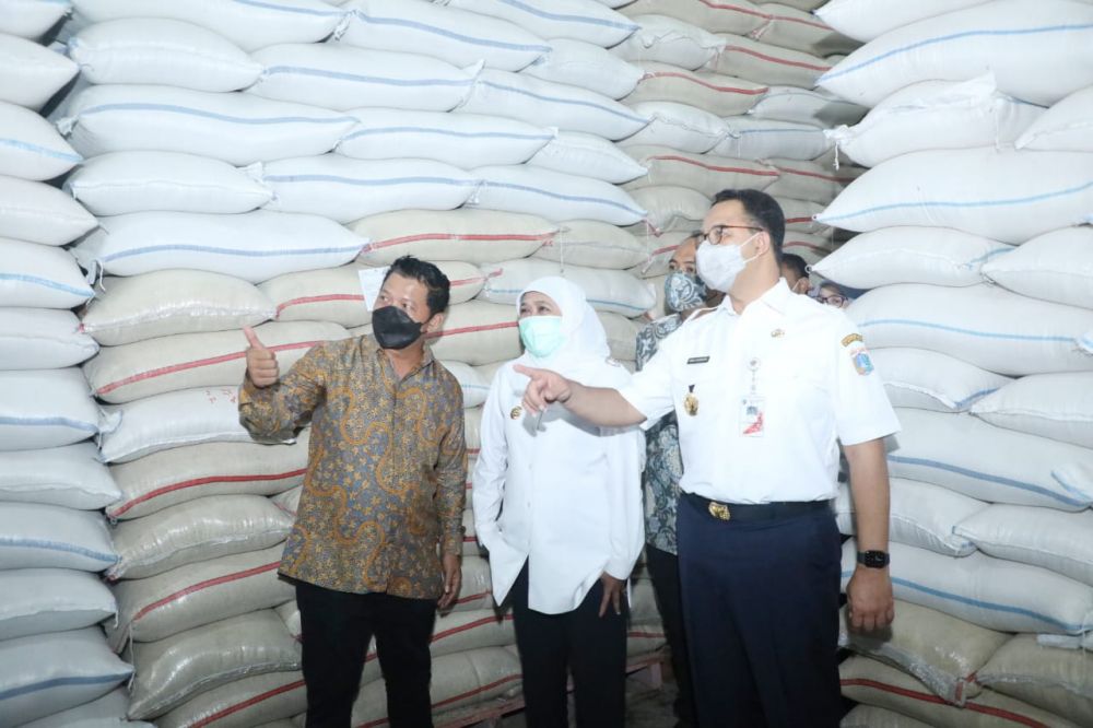 Khofifah: Terimakasih Gubernur DKI Akan Serap Ketahanan Pangan