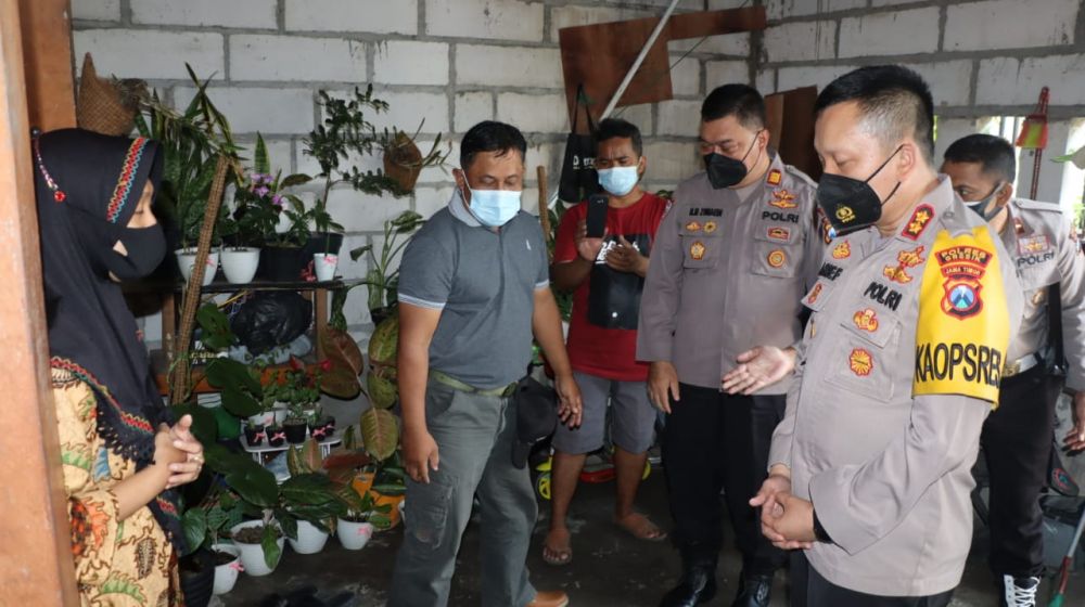 Kapolres Gresik Beri Support ke Keluarga Korban KRI Nanggala 402