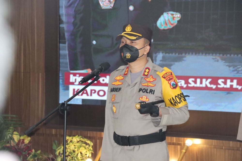 Operasi Ketupat Semeru, Sertijab 8 Perwira di Pimpin Kapolres Gresik