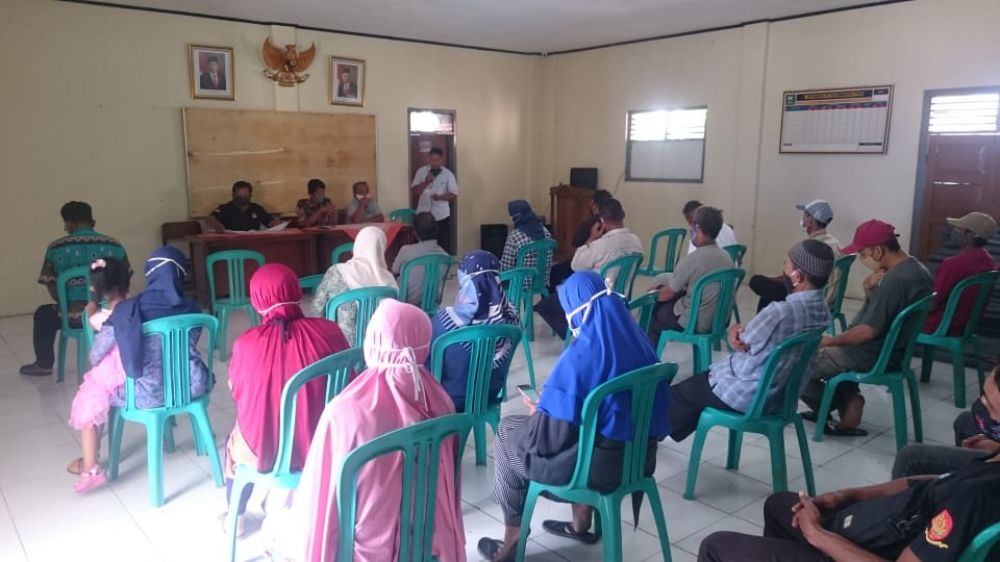 Acara sosialisasi Pilkades kelurahan Bojongloa