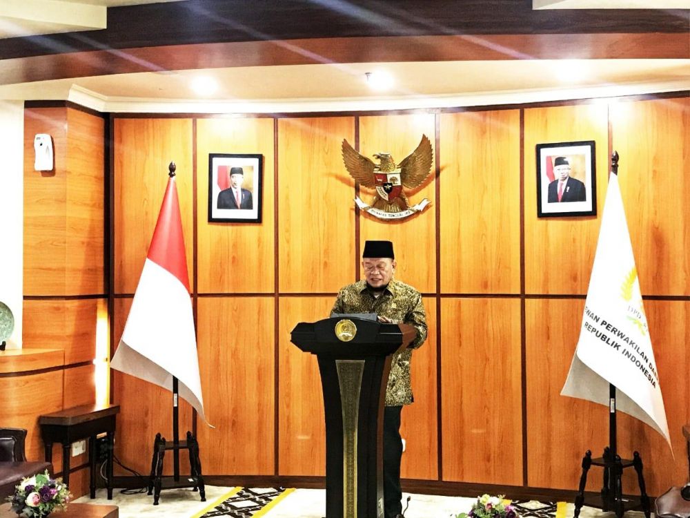 Ketua DPD RI AA LaNyalla Mahmud Mattalitti