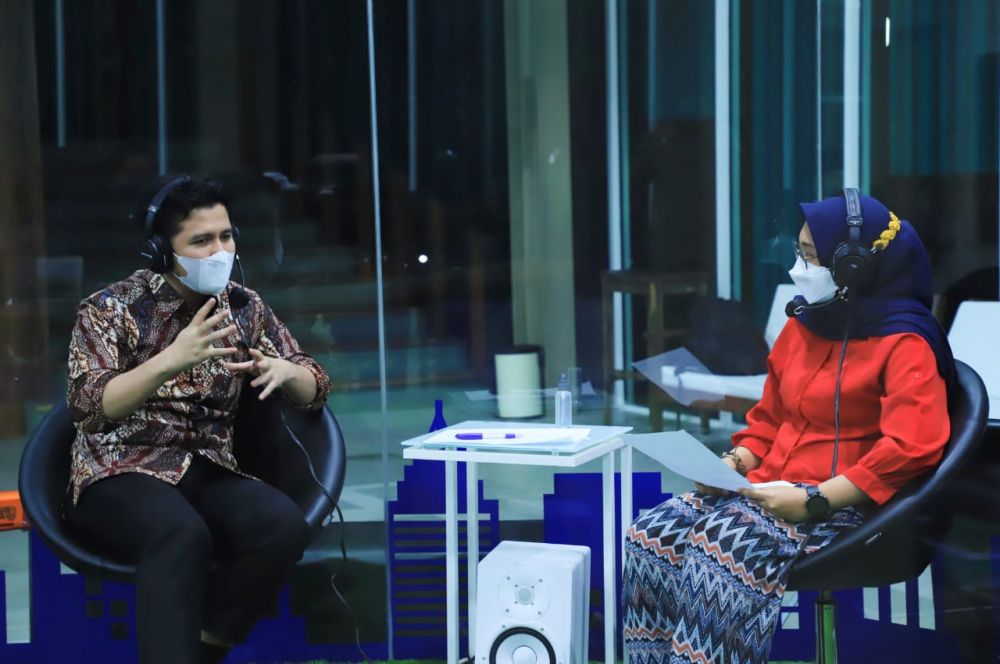 Keterangan Foto : Wakil Gubernur Jatim hadir pada Program Lazuardi Di Radio SS FM