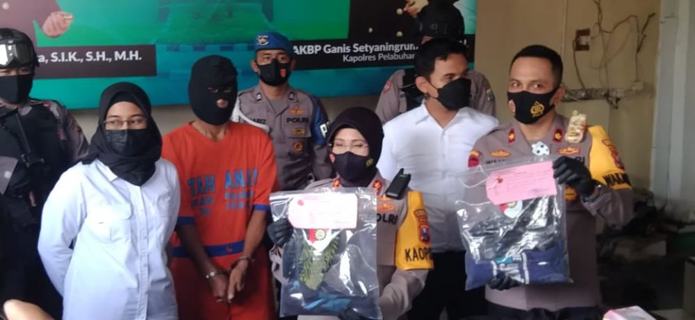 Satreskrim Polres Pelabuhan Tanjung Perak Amankan Tersangka Pedofilia