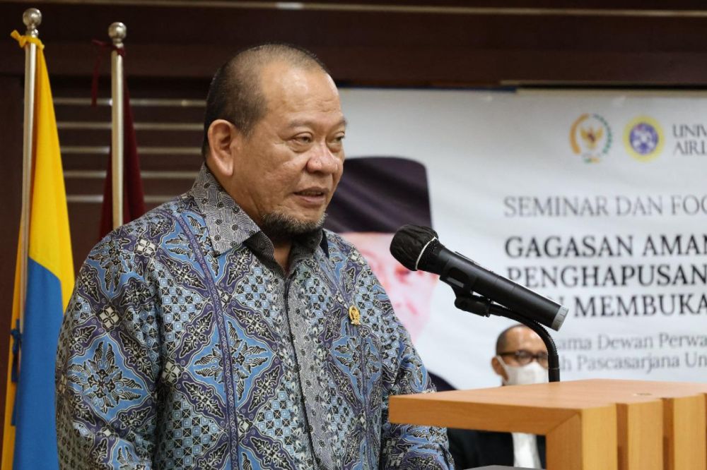 Ketua DPD RI AA LaNyalla Mahmud Mattalitti