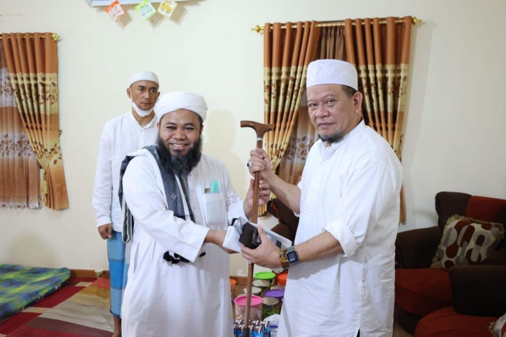 Ketua DPD RI AA LaNyalla Mahmud Mattalitti Silaturahim ke ponpes Al Fatah Temboro Magetan