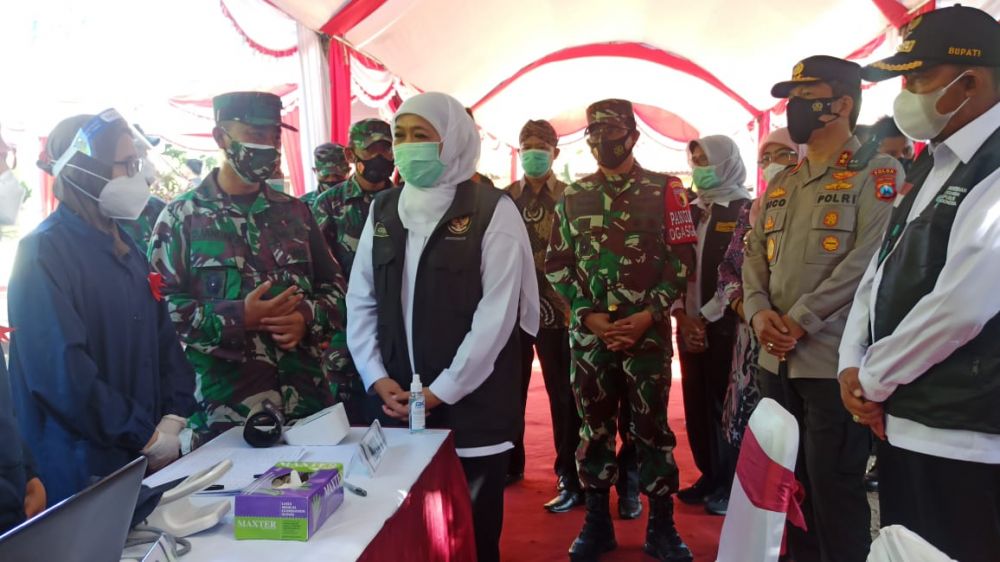 Forkopimda Jawa Timur pantau Vaksin di Sumenep