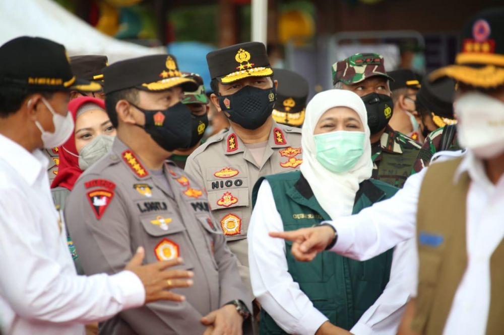 Forkopimda Jatim pantau Vaksin Covid-19 di Madiun