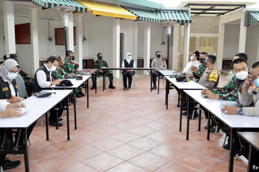 Forkopimda Jatim gelar analisa dan evaluasi penanganan Covid-19
