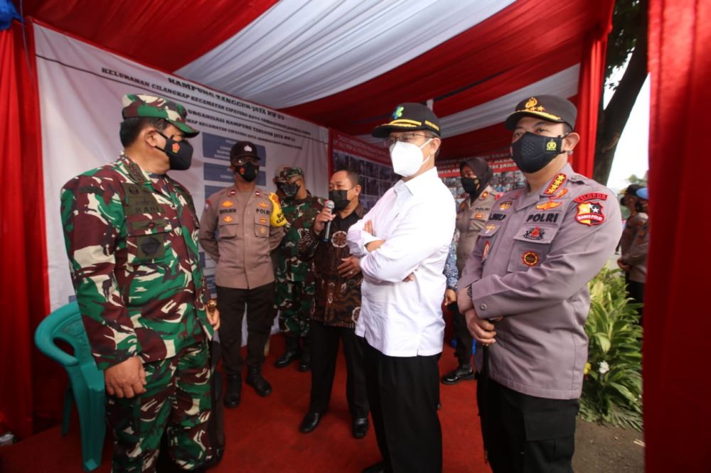 Kapolri dan Panglima TNI apresiasi 4 pilar tekan kasus Covid-19