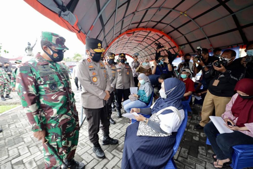 Kapolda Jatim: Instruksi Kapolri dan Panglima TNI Buka Gerai Vaksin