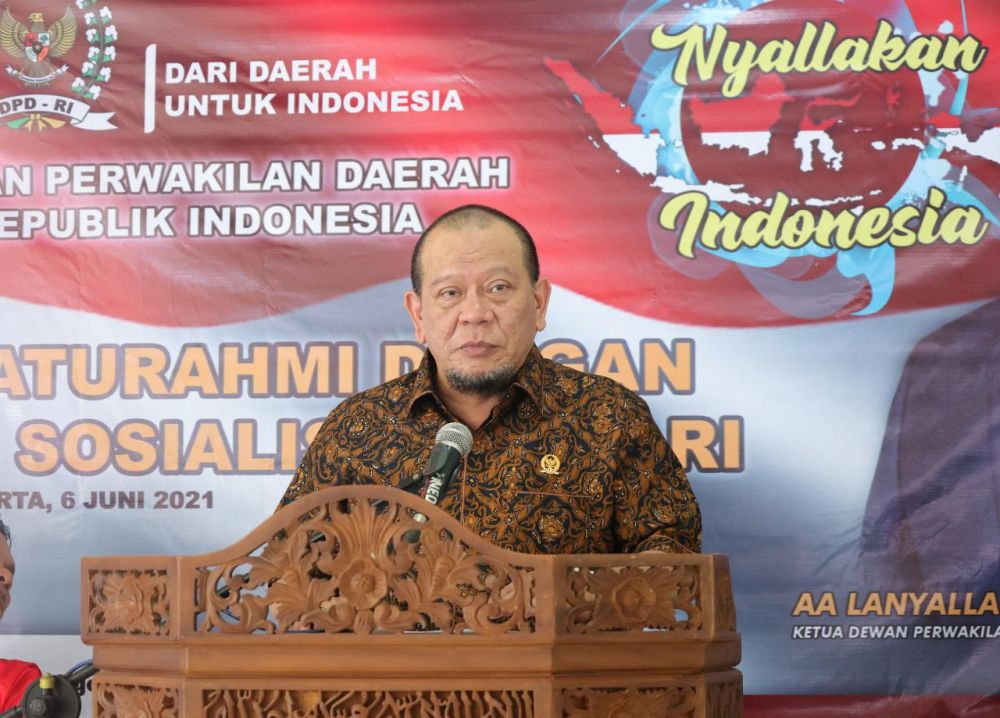 Ketua DPD RI AA LaNyalla Mahmud Mattalitti
