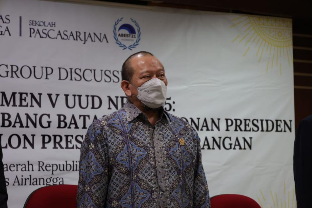 Ketua DPD RI AA LaNyalla Mahmud Mattalitti