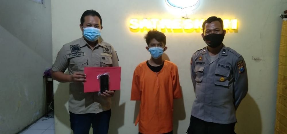 Polsek Duduksampean amankan tersangka beserta barang bukti