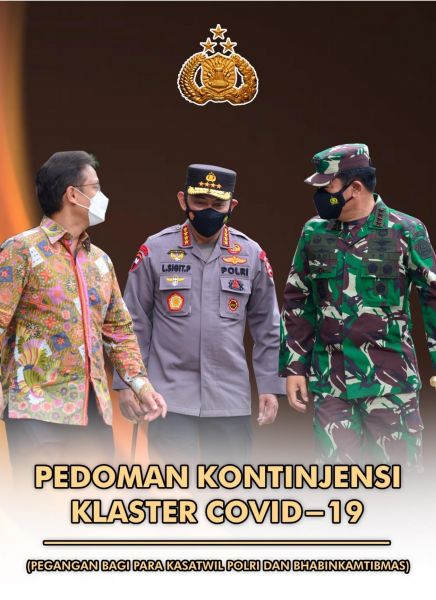 Polres Probolinggo dukung program pemerintah dengan buku pedoman kontijensi klaster Covid-19