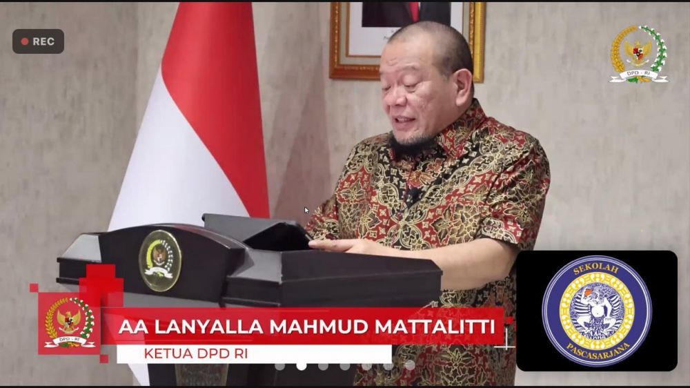 Ketua DPD RI AA LaNyalla Mahmud Mattalitti