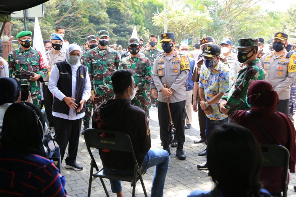 Forkopimda Jatim tinjau Vaksin Covid-19 di Malang