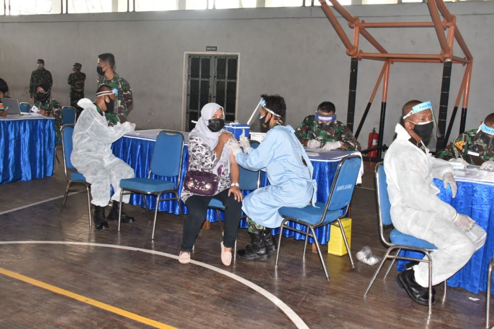 Kodiklat TNI AL gelar Vaksin Covid-19 karena banyak permintaan yang belum di vaksin