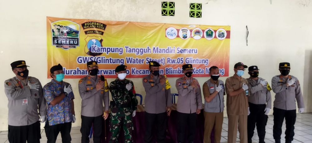 Kunker Kakorsabhara Baharkam Polri ke Glintung Water Street Malang dalam rangka PPKM Darurat