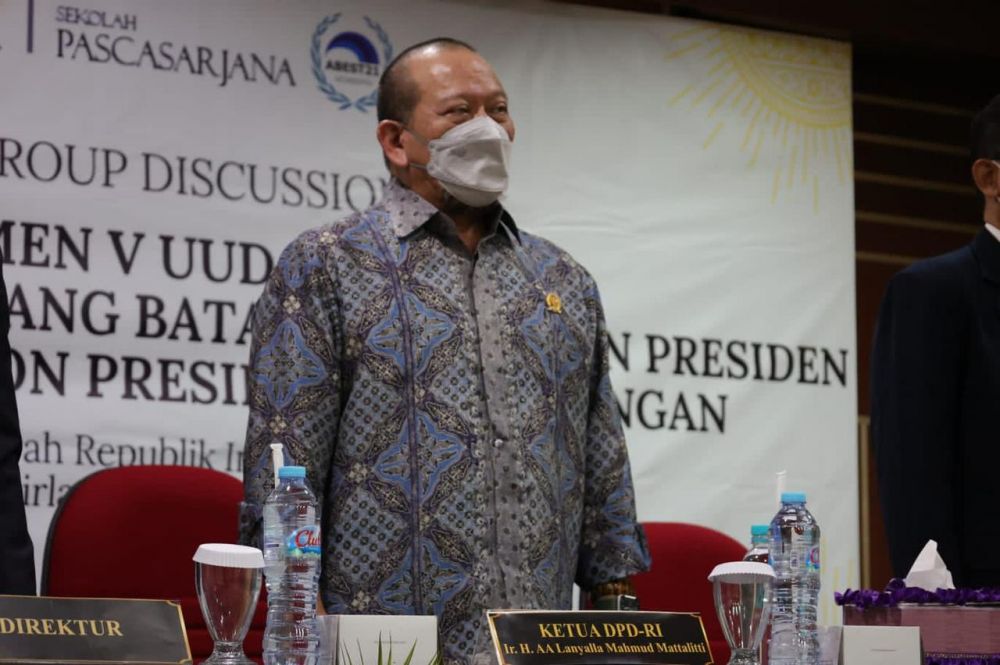 Ketua DPD RI AA LaNyalla Mahmud Mattalitti