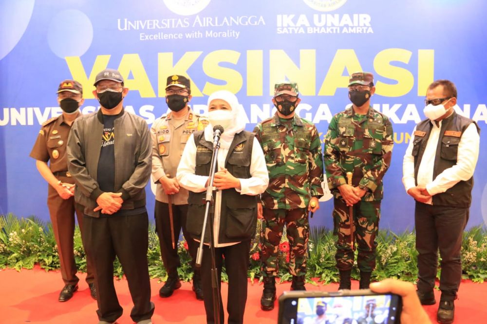 Forkopimda Jatim cek langsung vaksin di pesantren dan kampus