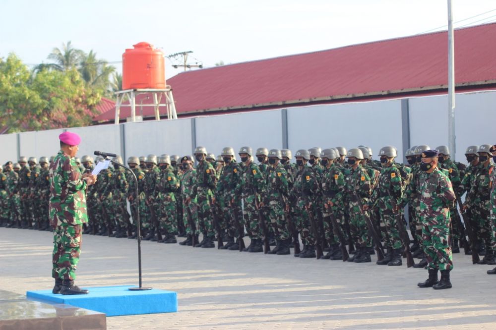 Siswa Dikmaba dan Dikmata PK TNI AL Satdik 1 kodiklatal telah selesai mengikuti pendidikan