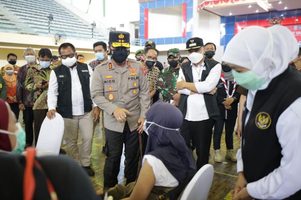 Forkopimda Jatim Lakukan Vaksin Berbasis Komunitas Kampus di UPN