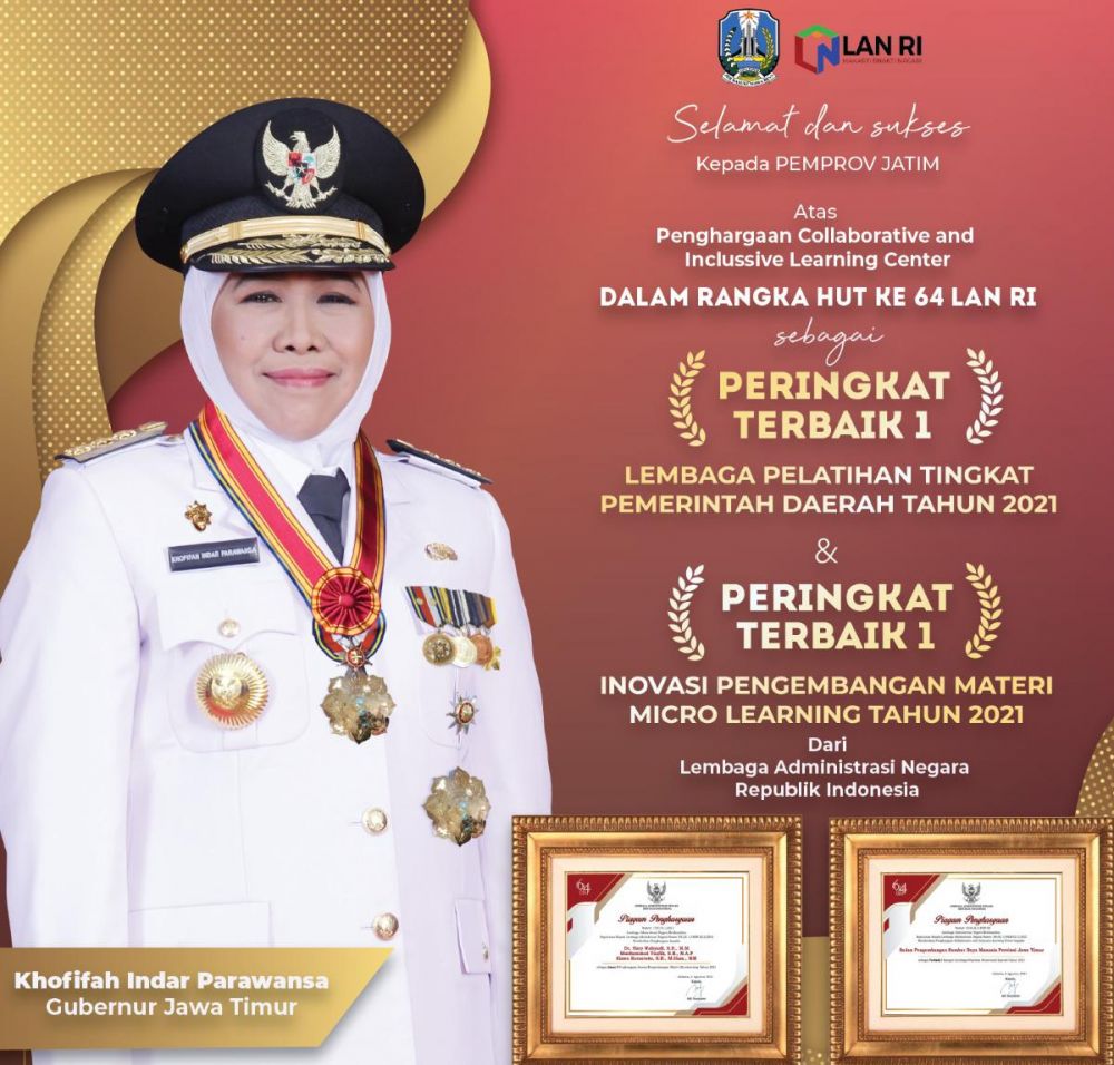 Gubernur Jatim Khofifah Indar Parawansa