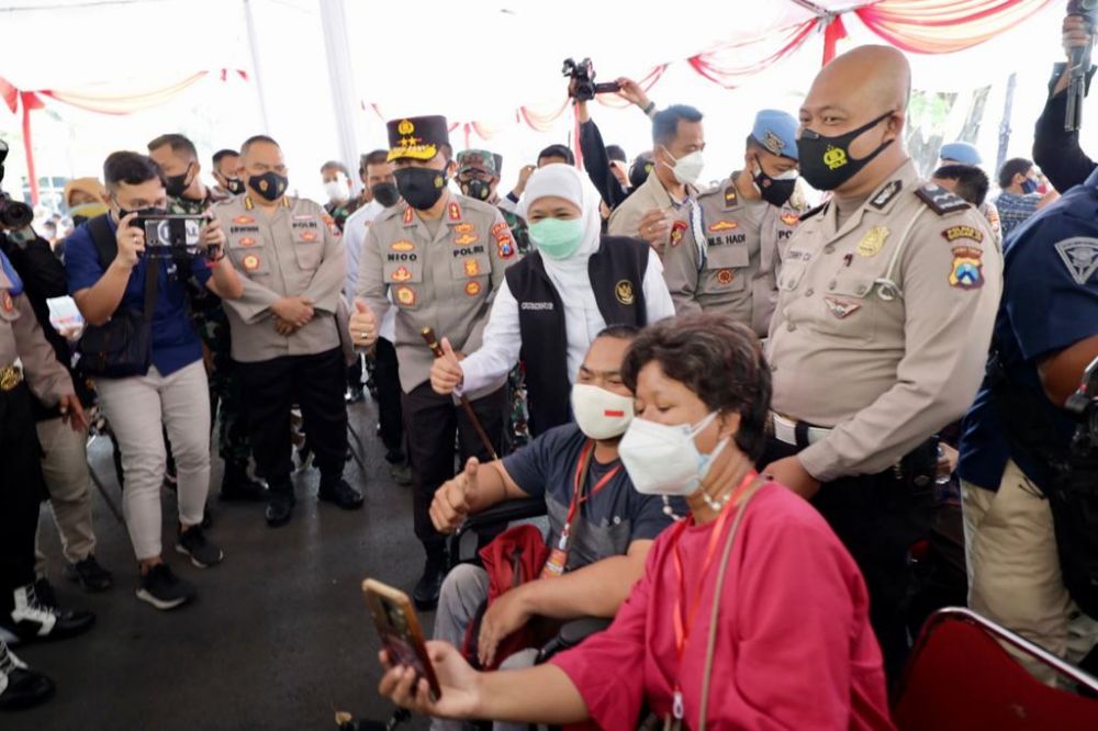 Polda Jatim gelar Vaksin Merdeka Semeru untuk kaum Disabilitas dan ODGJ